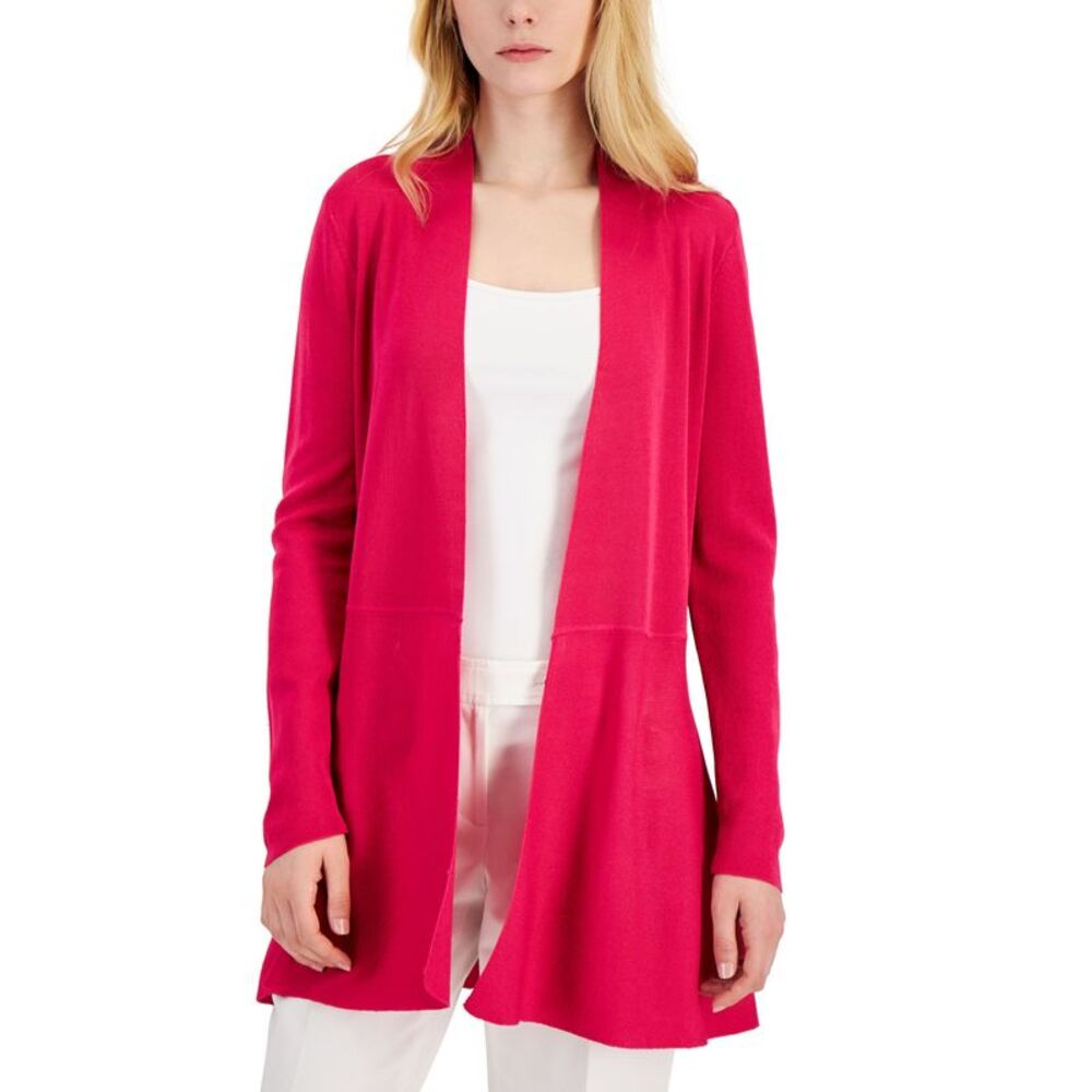 Anne Klein Petite Monterey Open Front Cardigan